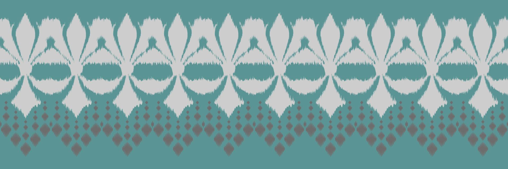 ikat floral tribal azteca de patrones sin fisuras. étnico geométrico ikkat batik vector digital diseño textil para estampados tela sari mughal cepillo símbolo franjas textura kurti kurtis kurtas