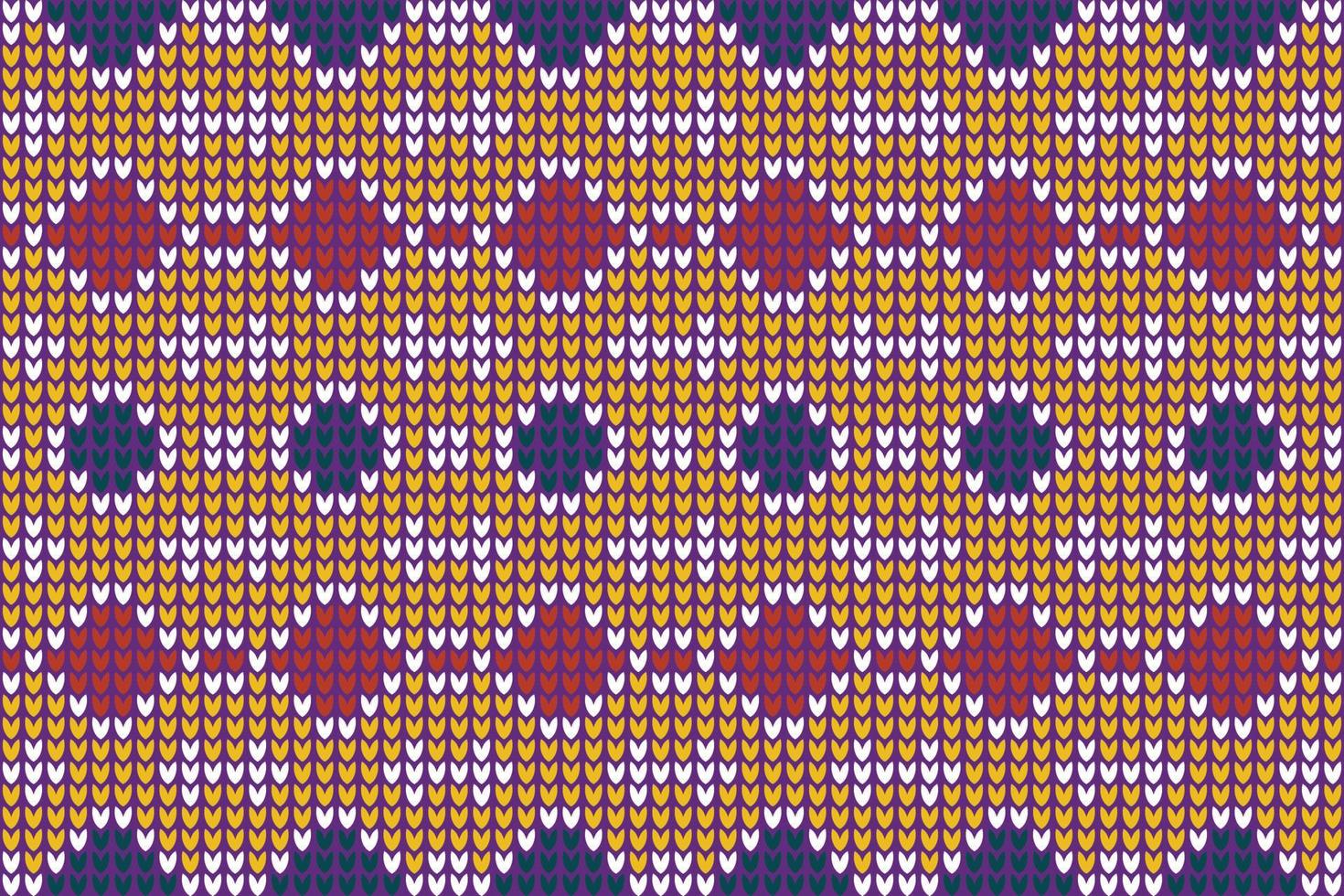 Vector illustration knitting pattern texture vector seamless pattern.