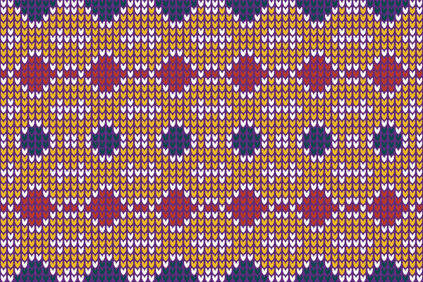 Vector illustration knitting pattern texture vector seamless pattern.