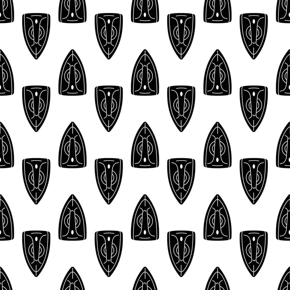 Cloth iron pattern seamless vector