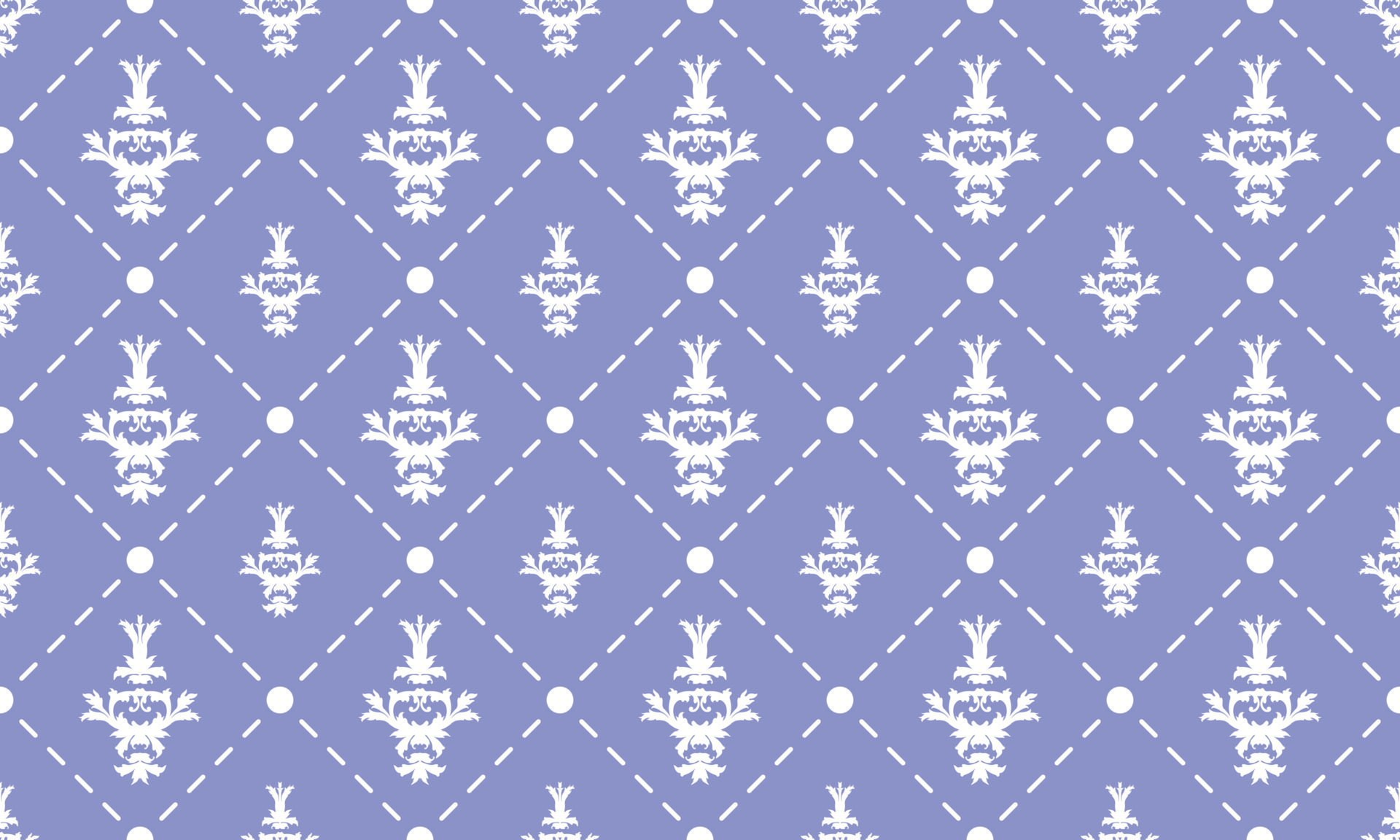 Damask Fleur de Lis pattern meaning vector seamless background