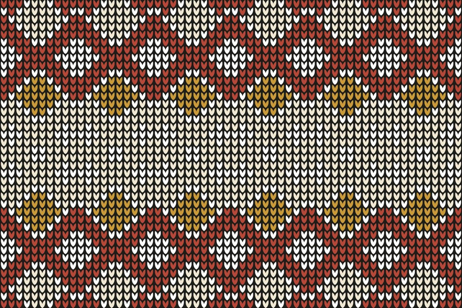 crochet pattern Texture of crocheted fabric. vector