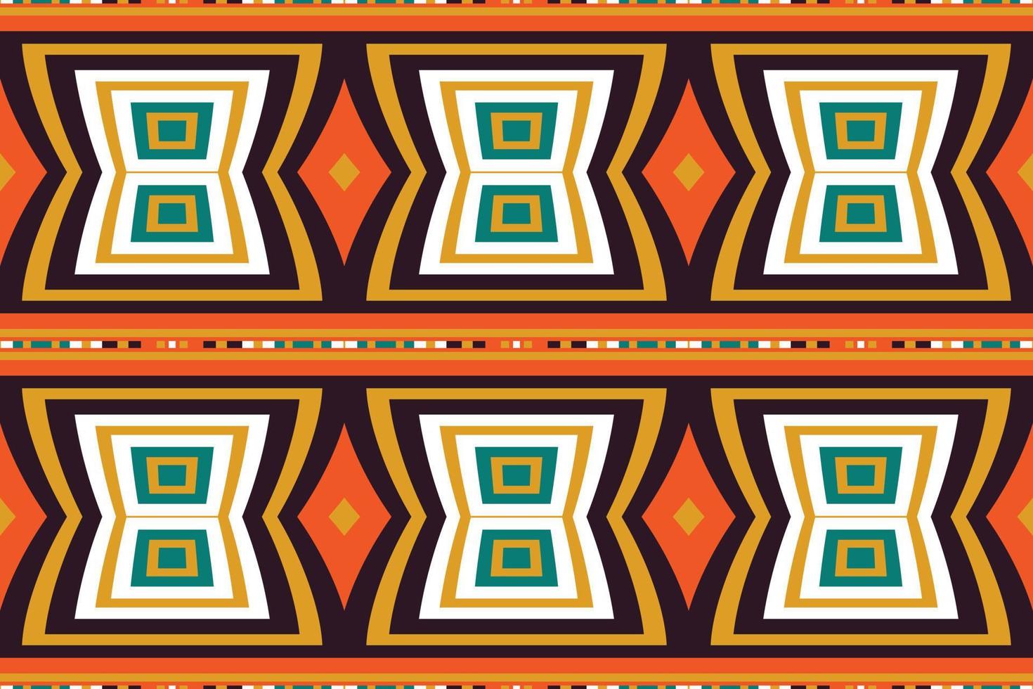 vestido de tela kente diseño oriental étnico tradicional para el fondo. bordado popular, indio, escandinavo, gitano, mexicano, alfombra africana, papel pintado. vector