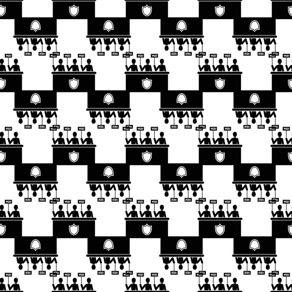 Vote people group pattern seamless vector