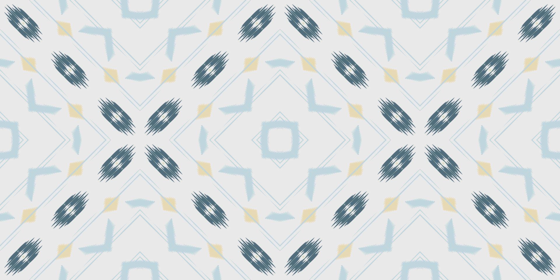 Ikat floral tribal art Seamless Pattern. Ethnic Geometric Ikkat Batik Digital vector textile Design for Prints Fabric saree Mughal brush symbol Swaths texture Kurti Kurtis Kurtas