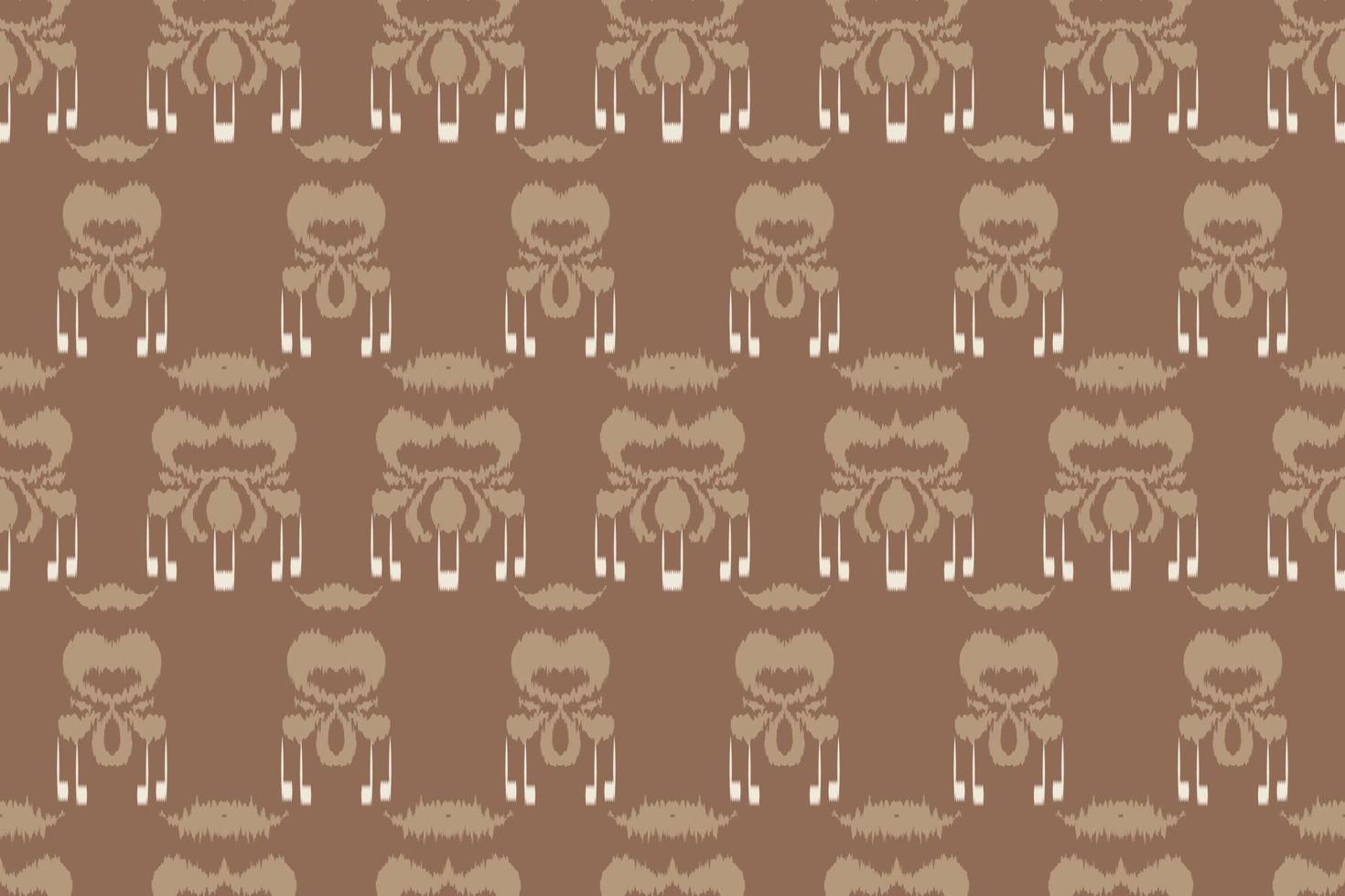 motivo ikat impresión batik textil patrón sin costuras diseño vectorial digital para impresión saree kurti borde de tela símbolos de pincel muestras ropa de fiesta vector