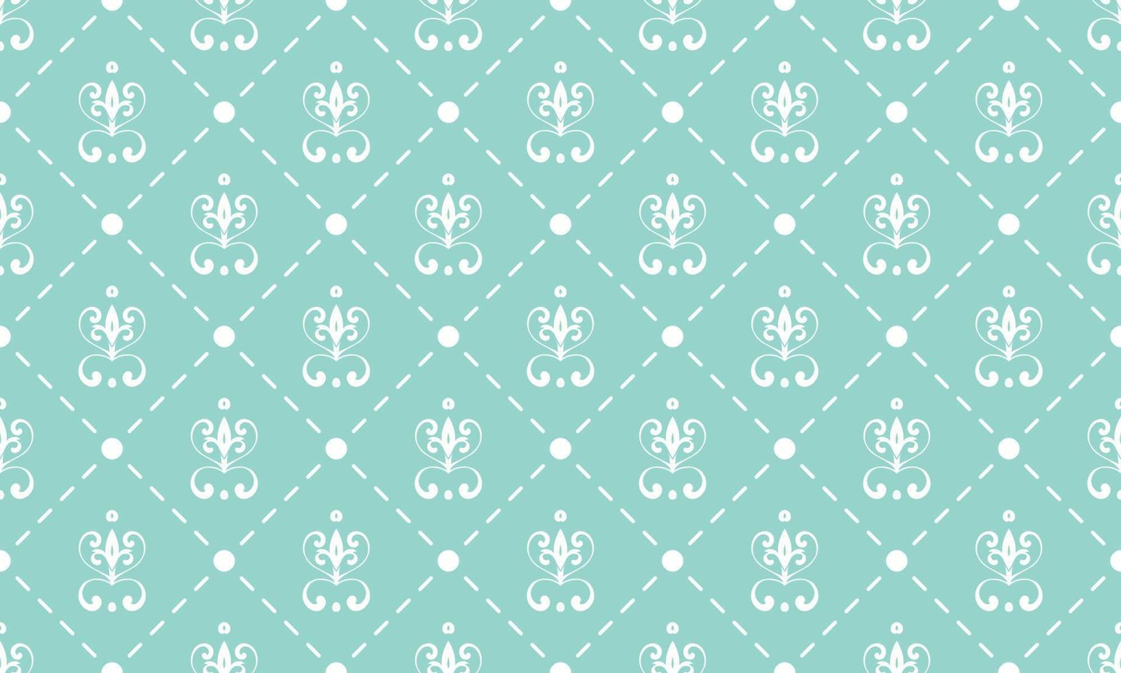 Damask Fleur de Lis pattern meaning vector seamless background wallpaper