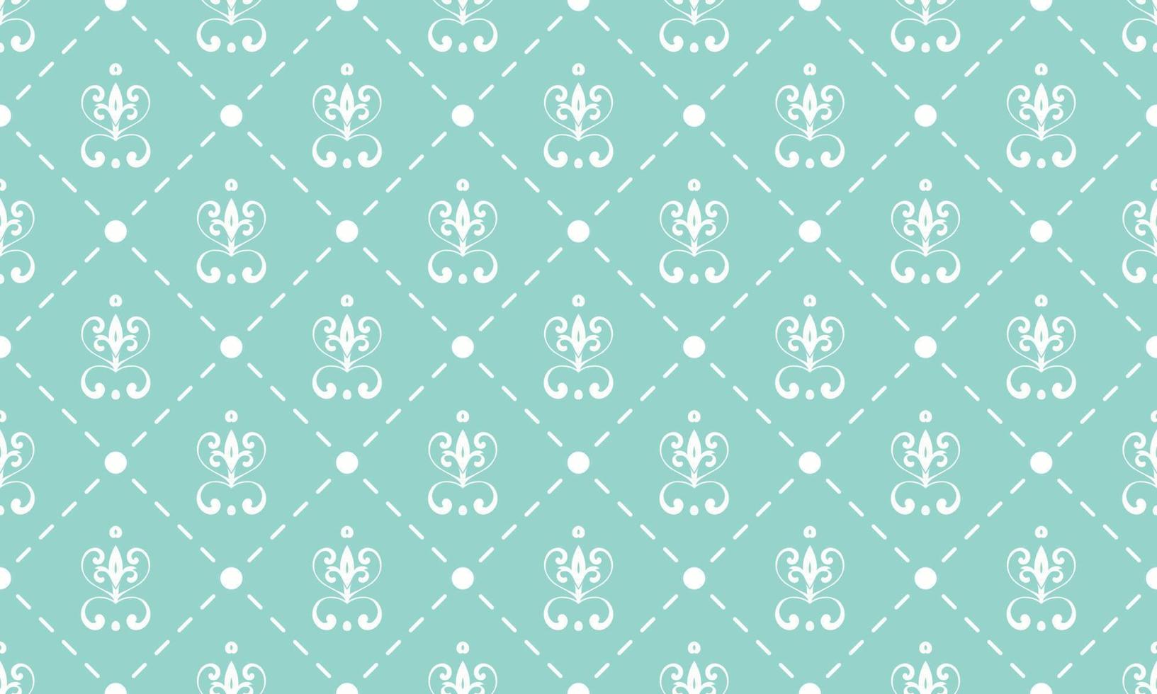 Damask Fleur de Lis pattern meaning vector seamless background wallpaper