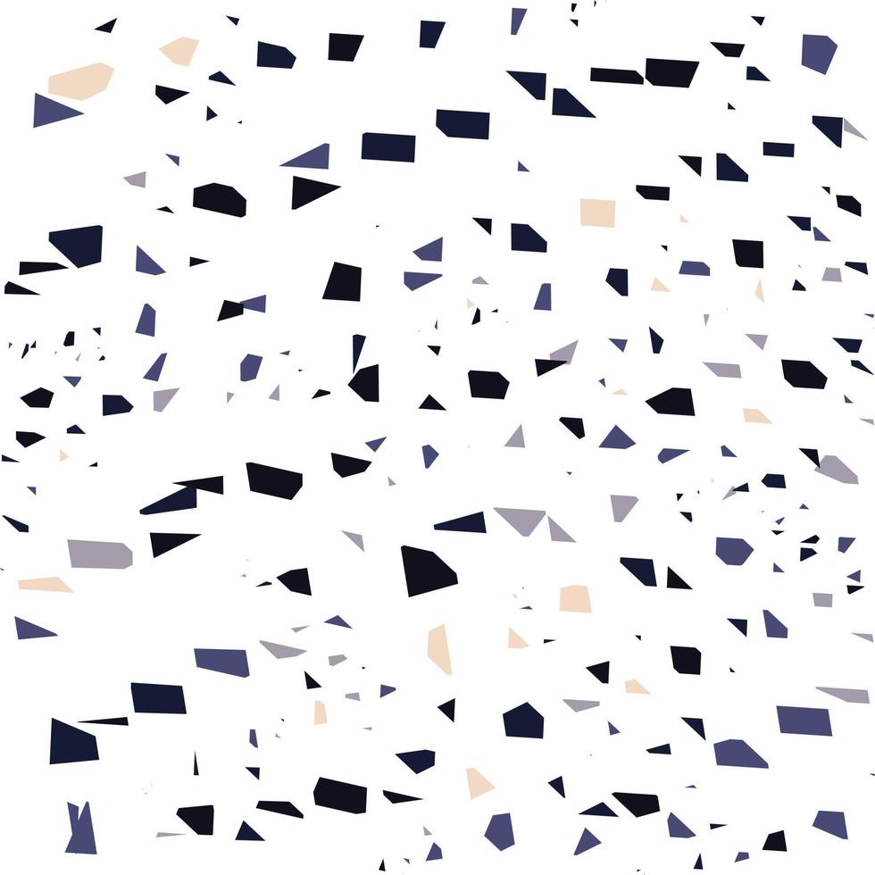 terrazzo pattern generator Granite Terrazzo Tile Wallpaper. Blue and White Ceramic Card. vector