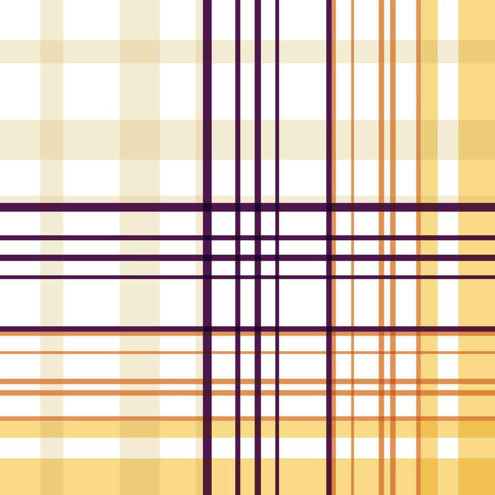 la textura del diseño de la moda del patrón a cuadros es una tela estampada que consta de bandas entrecruzadas, horizontales y verticales en varios colores. los tartanes se consideran un icono cultural de Escocia. vector