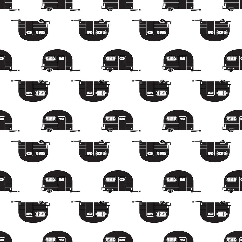 Voyage trailer pattern seamless vector