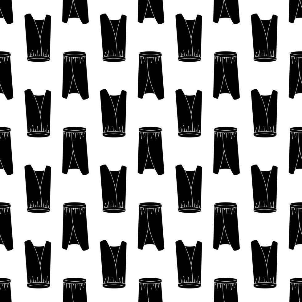 Leg apron pattern seamless vector