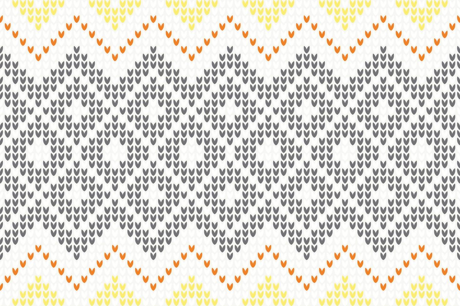 Vector illustration knit sweater knitted fabric as background.