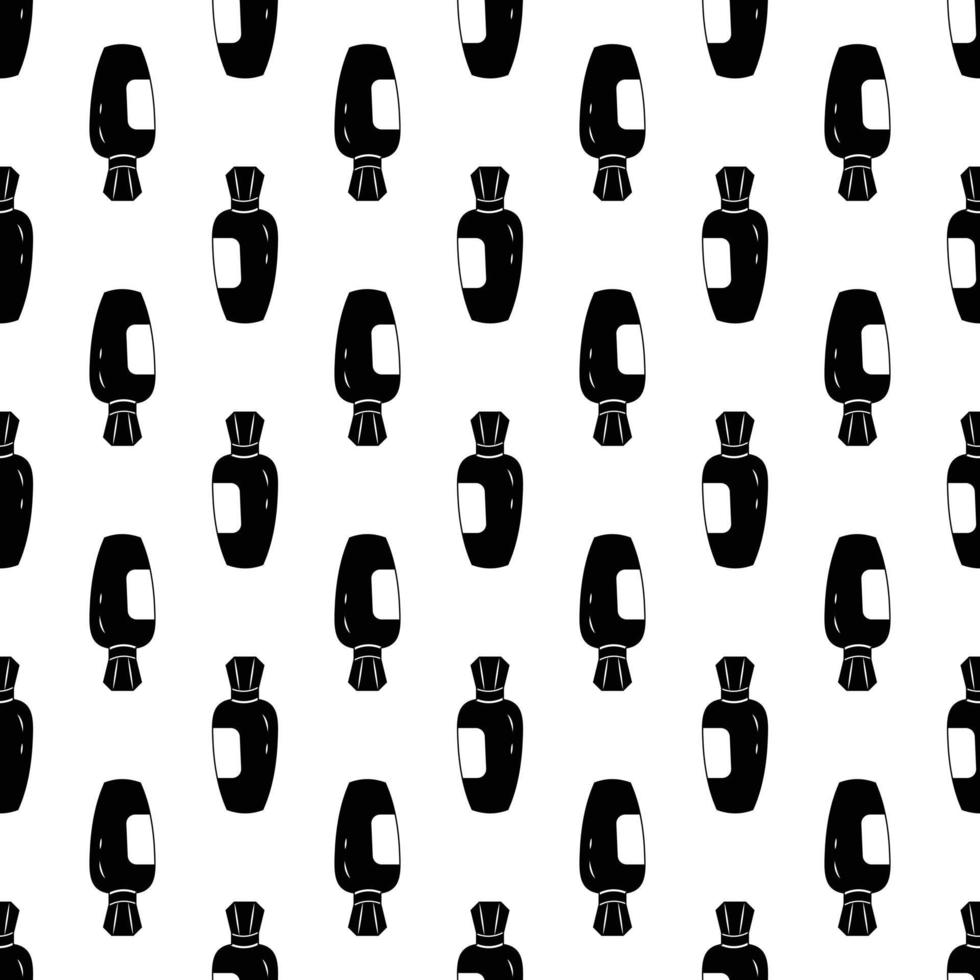 Cosmetic fragrance bottle pattern seamless vector