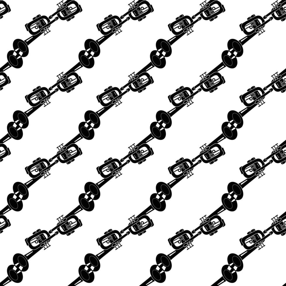 Alarm trumpet pattern seamless vector