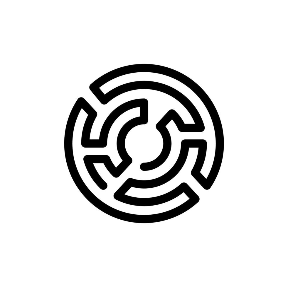 Letter Maze Logo Concept. HH Initial Mark Symbol Logo Design vector