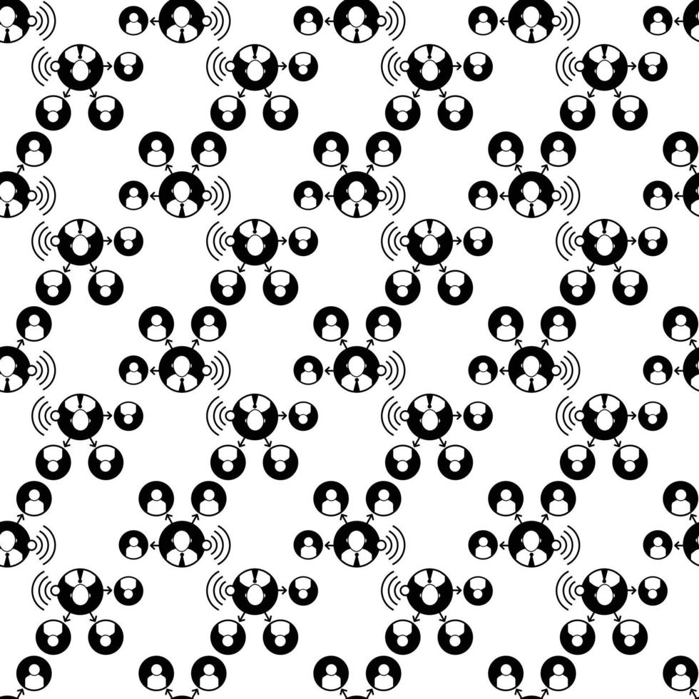 Online studying pattern seamless vector