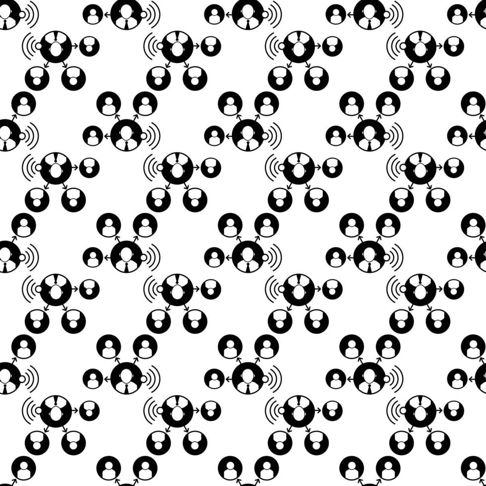 Online studying pattern seamless vector