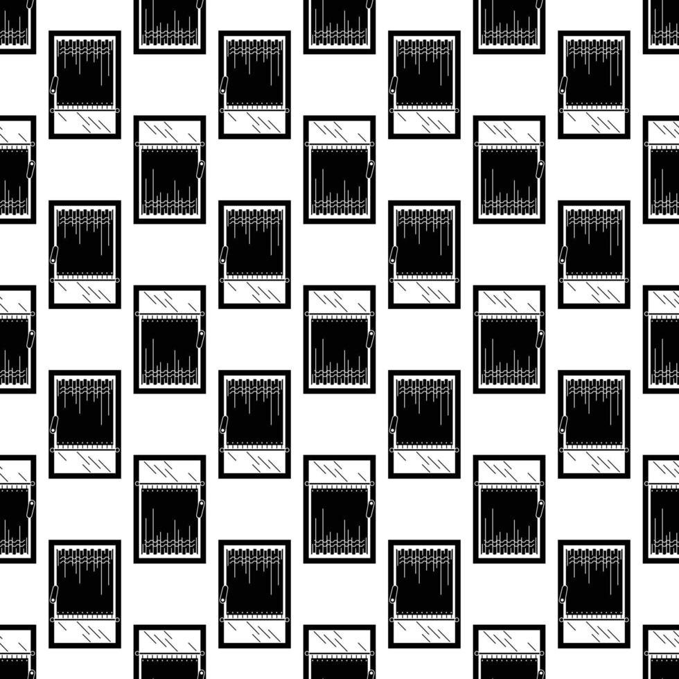 Window curtain pattern seamless vector