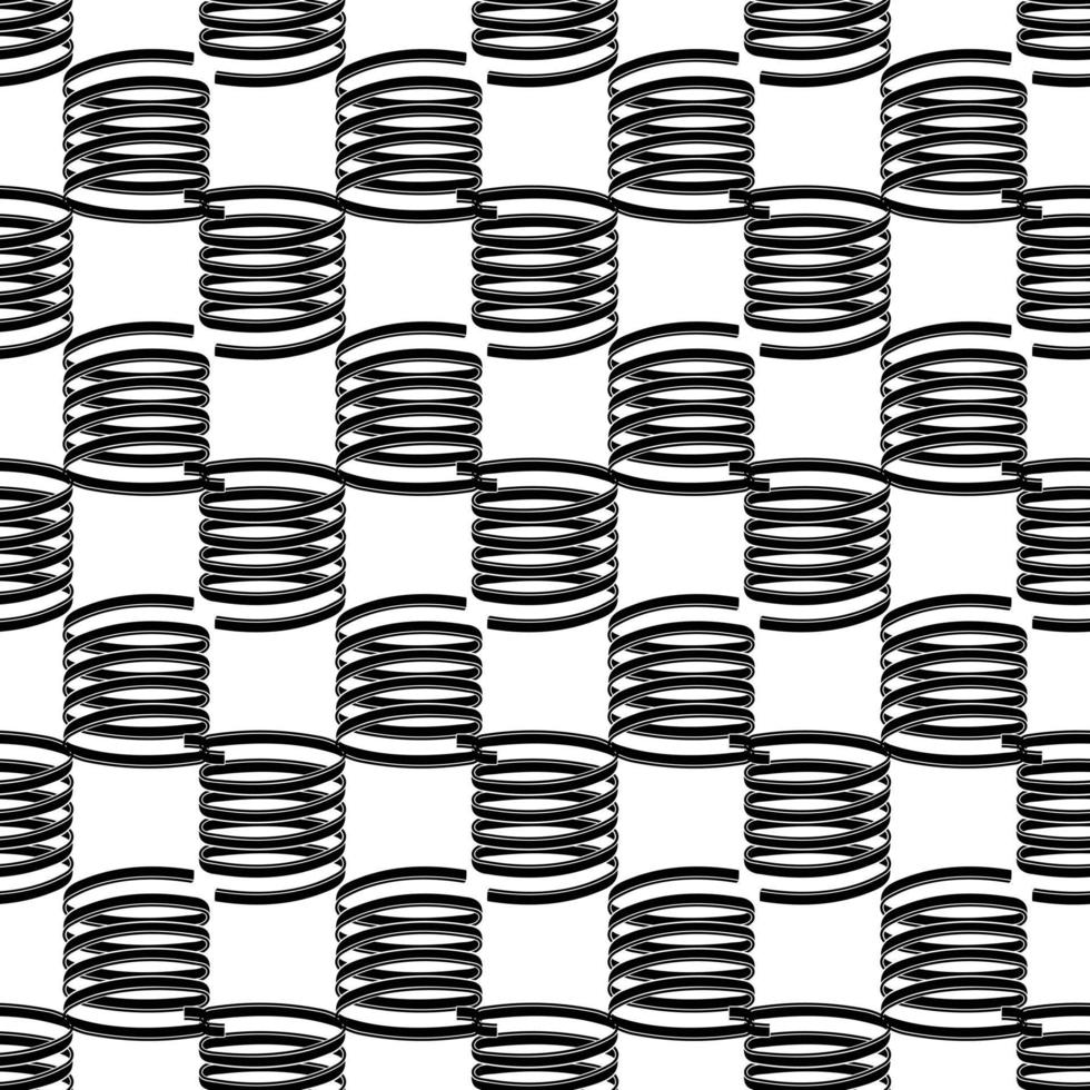 Cable spring pattern seamless vector
