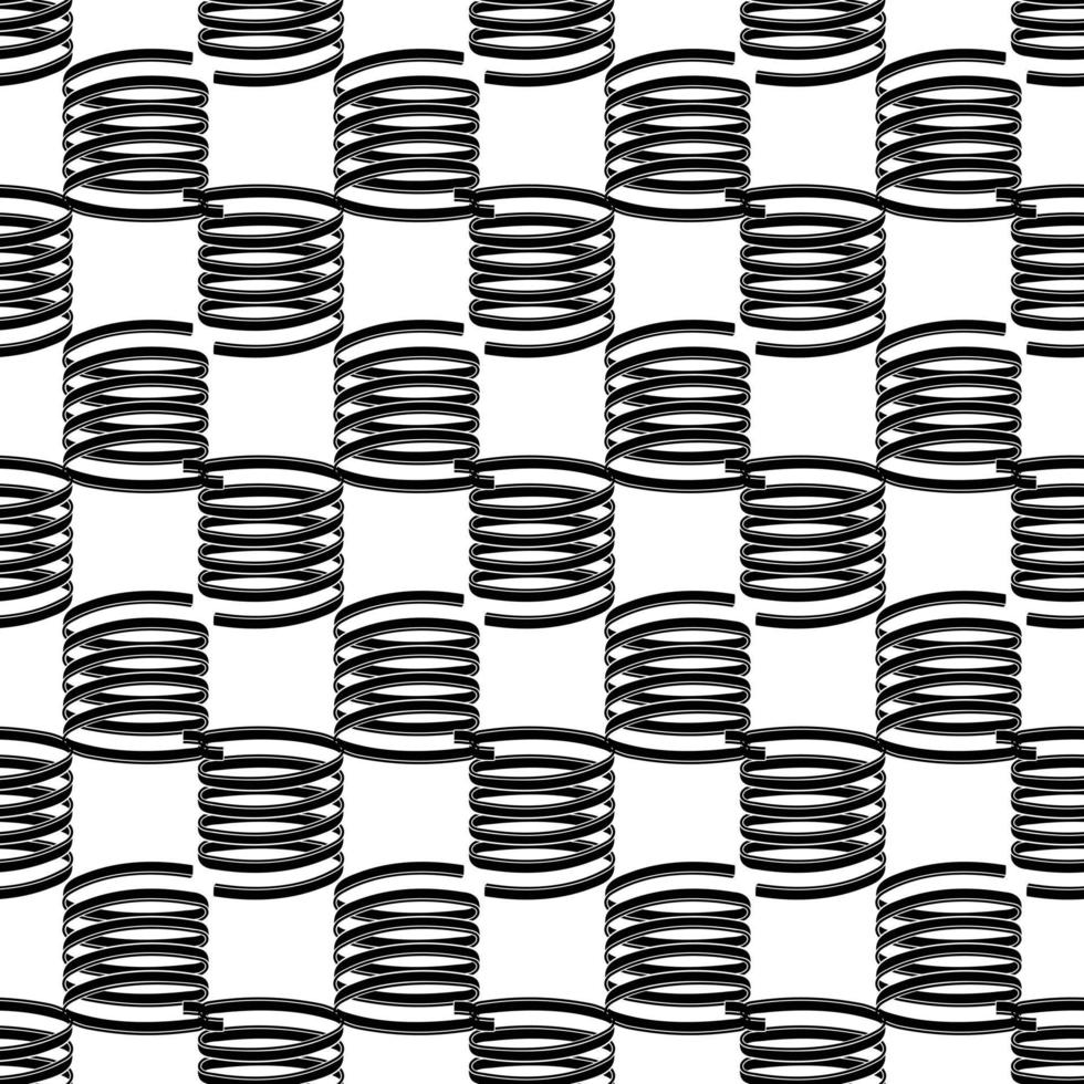 Cable spring pattern seamless vector