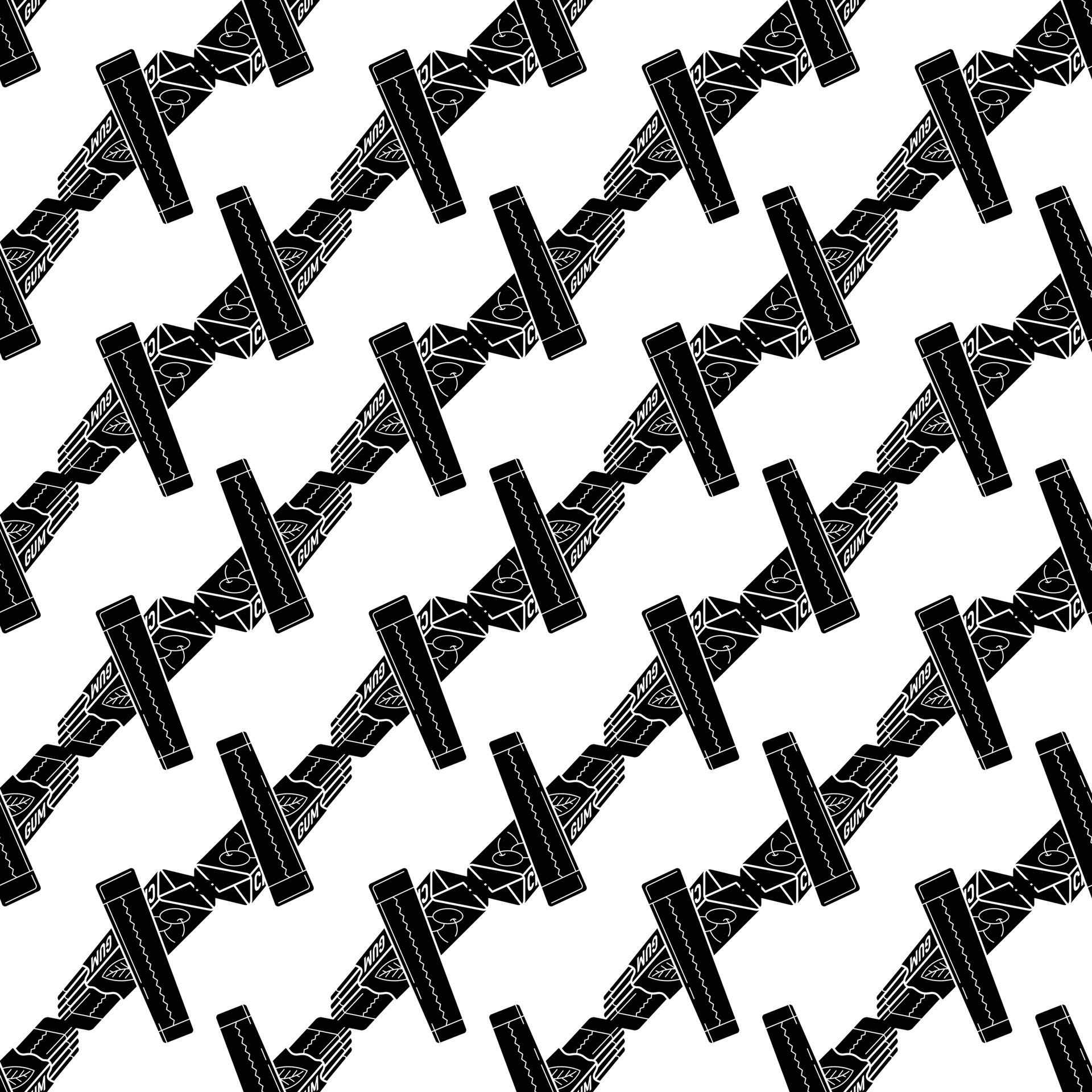Pack gum stick pattern seamless vector 15880421 Vector Art at Vecteezy