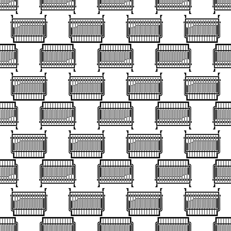 Crib pattern seamless vector