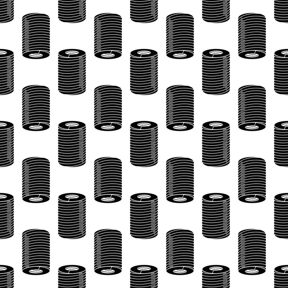 Flexible spring pattern seamless vector