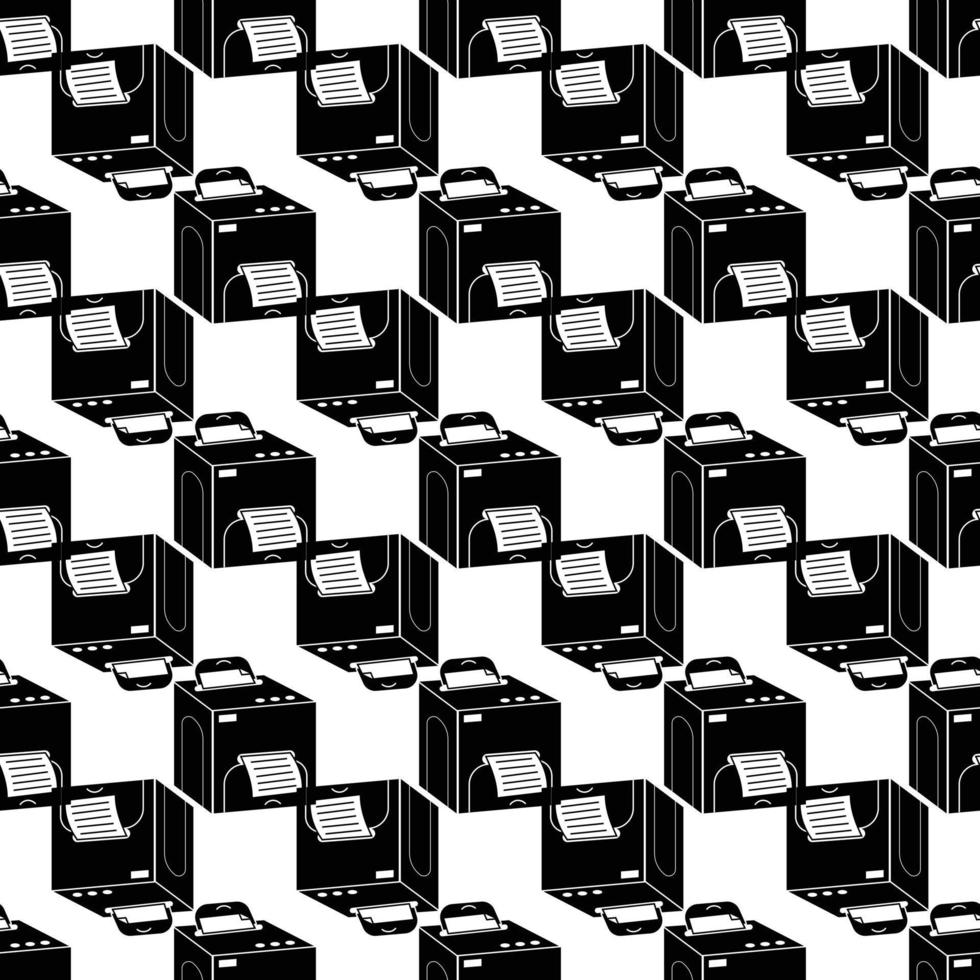 Square printer pattern seamless vector