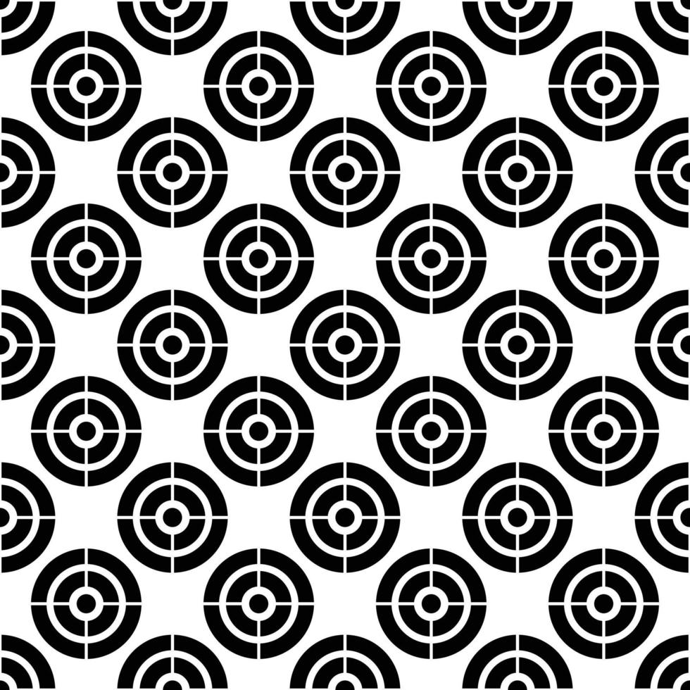 Arch target pattern seamless vector