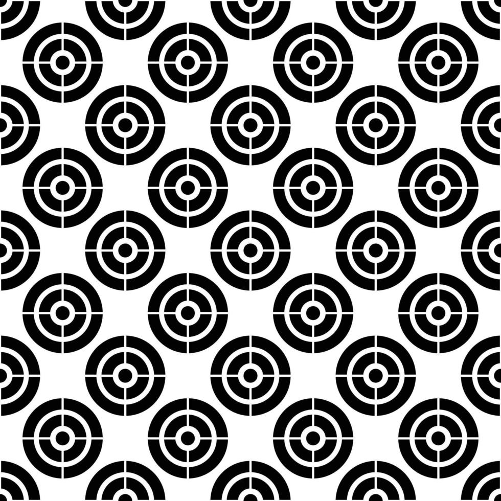 Arch target pattern seamless vector