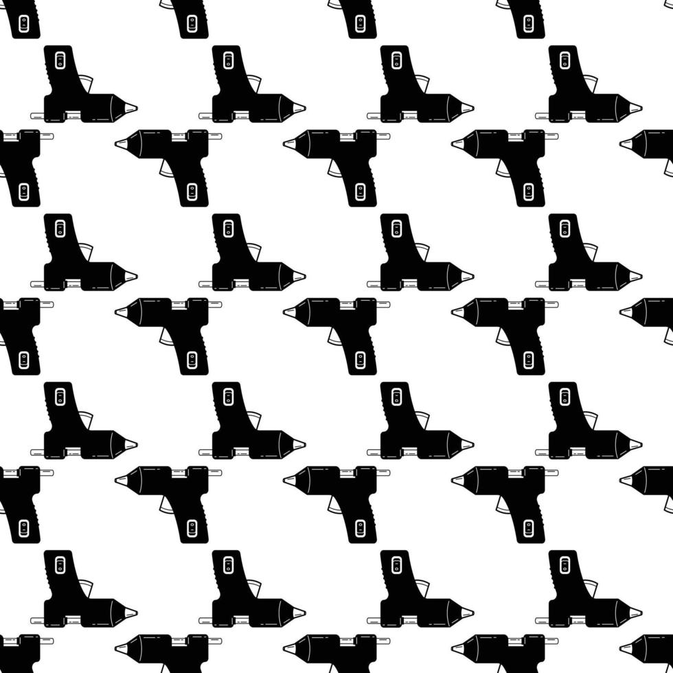 Glue pistol pattern seamless vector