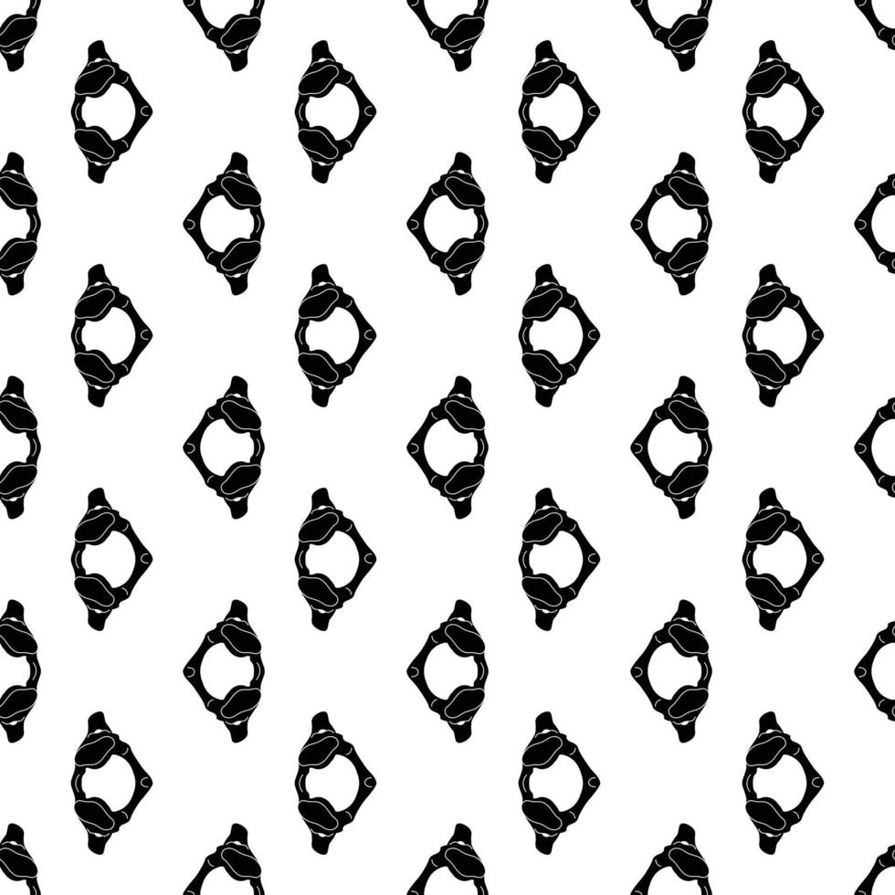 Spine disc pattern seamless vector