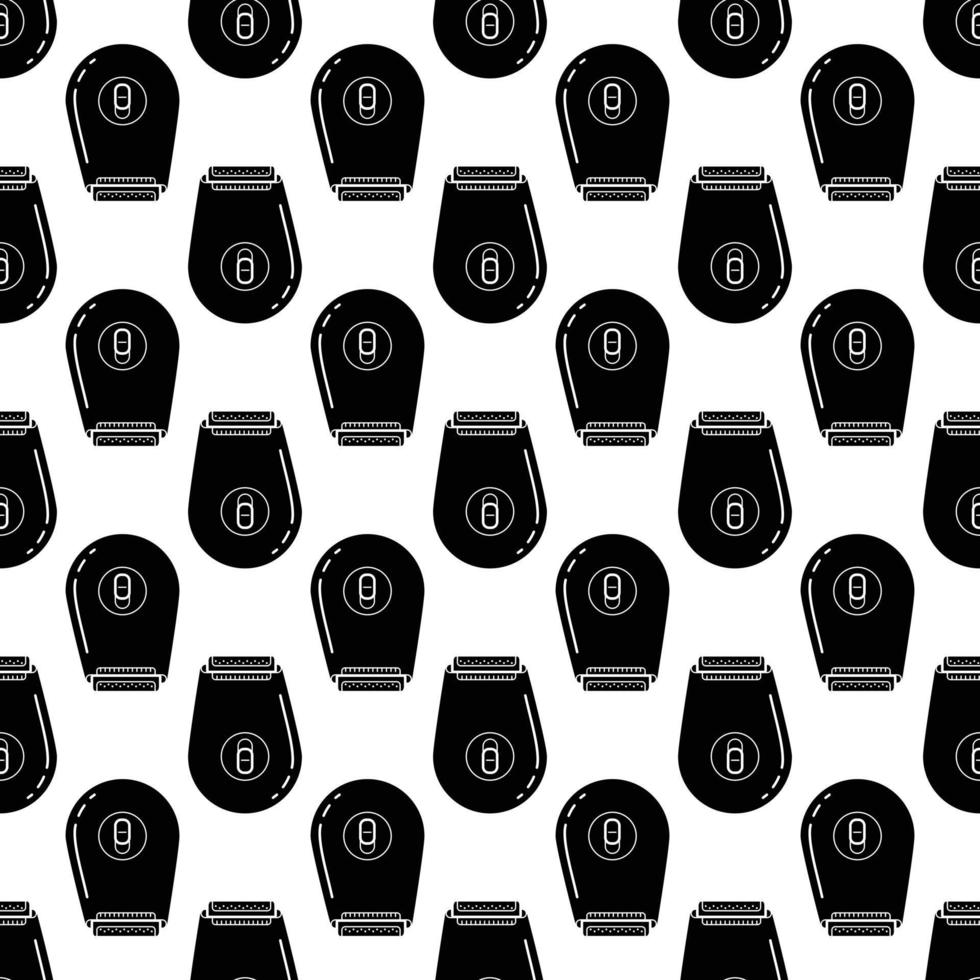 Women epilator pattern seamless vector