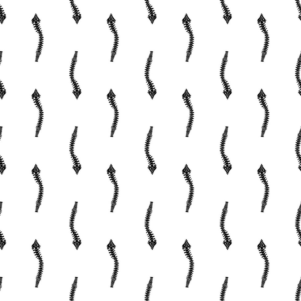 Spine pattern seamless vector