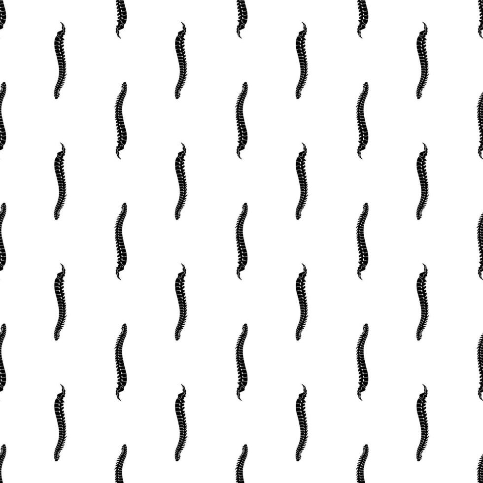 Human spine pattern seamless vector