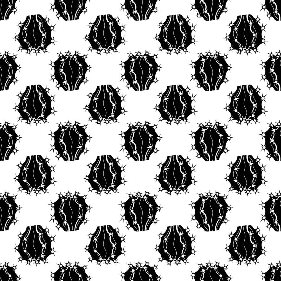 Home cactus pattern seamless vector