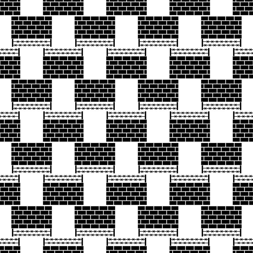 Brick wall border pattern seamless vector 15881088 Vector Art at Vecteezy