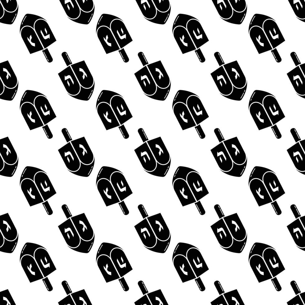 Dreidel pattern seamless vector