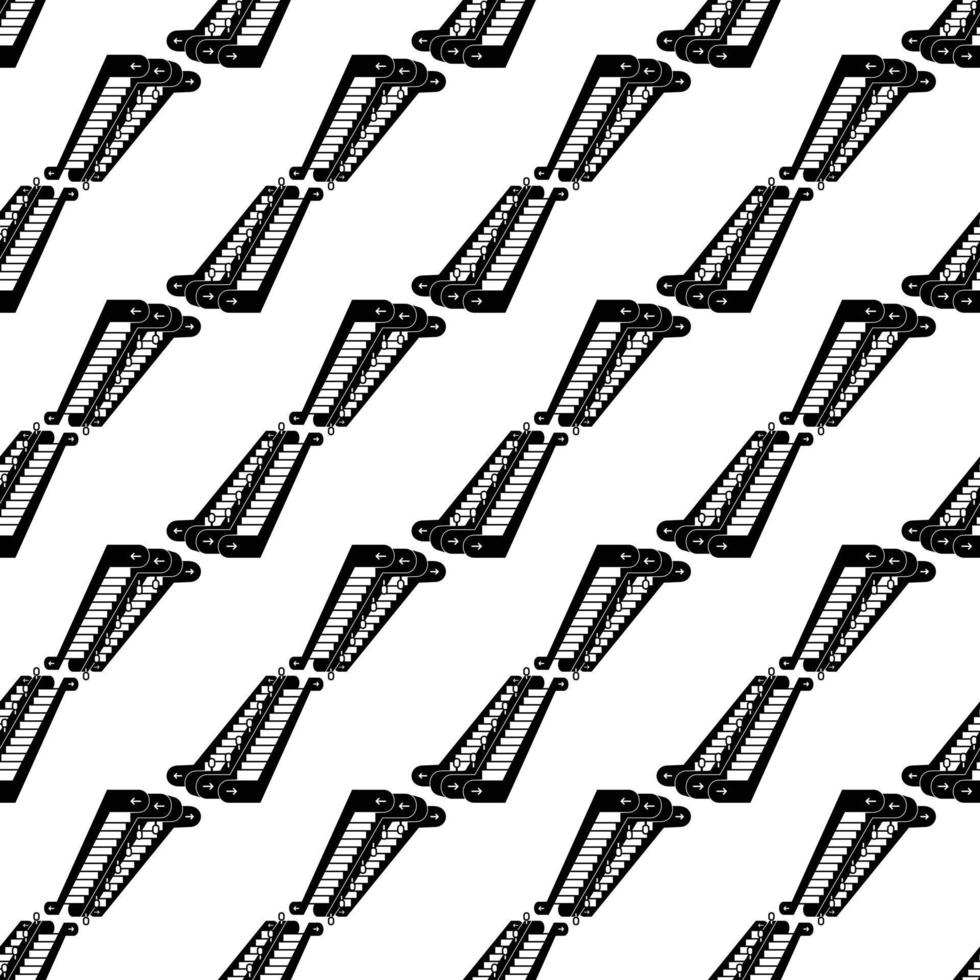 Double escalator pattern seamless vector