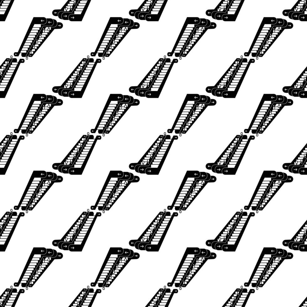 Double escalator pattern seamless vector