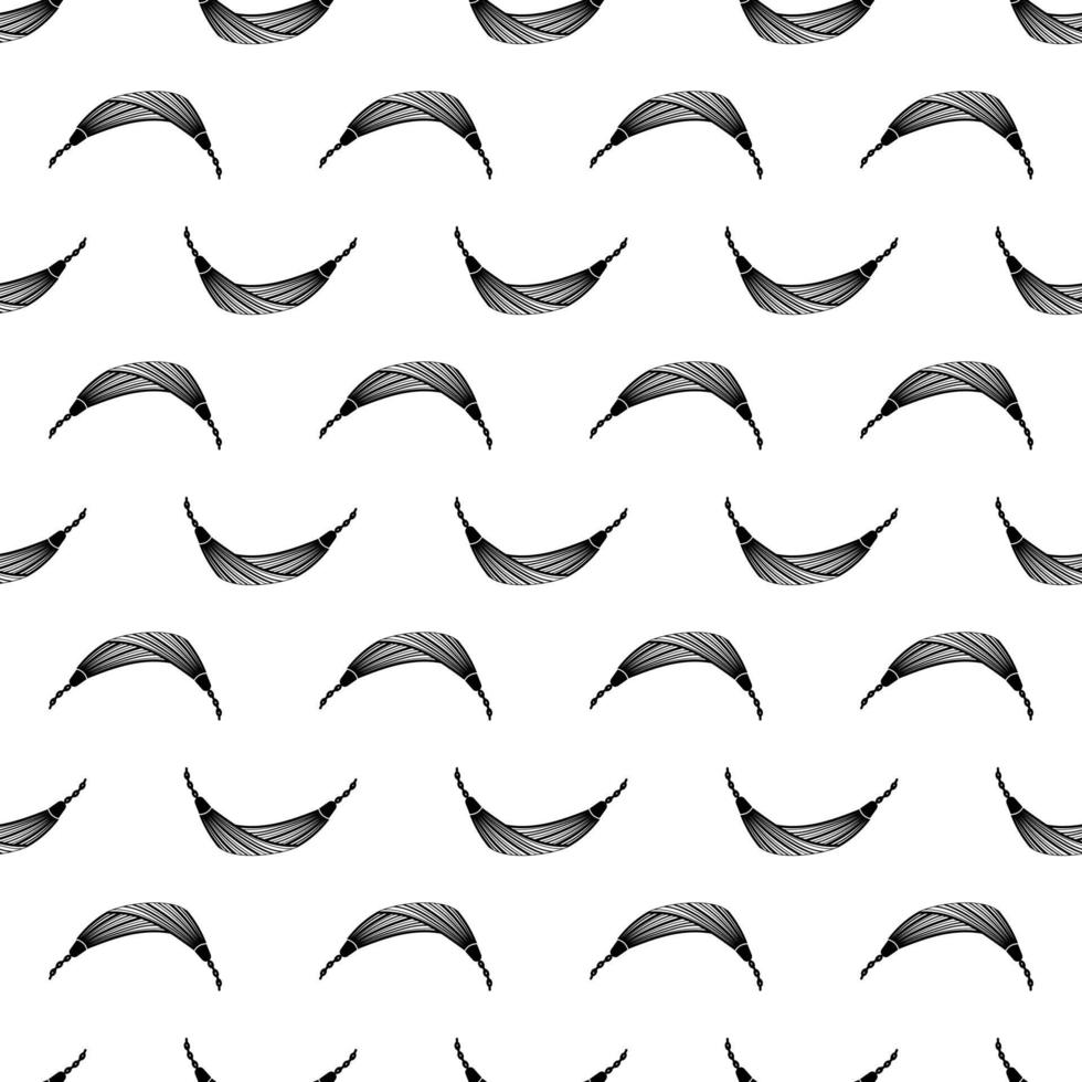 Textile hammock pattern seamless vector