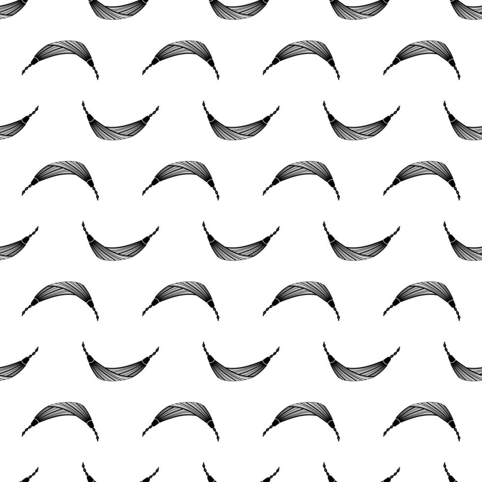 Textile hammock pattern seamless vector