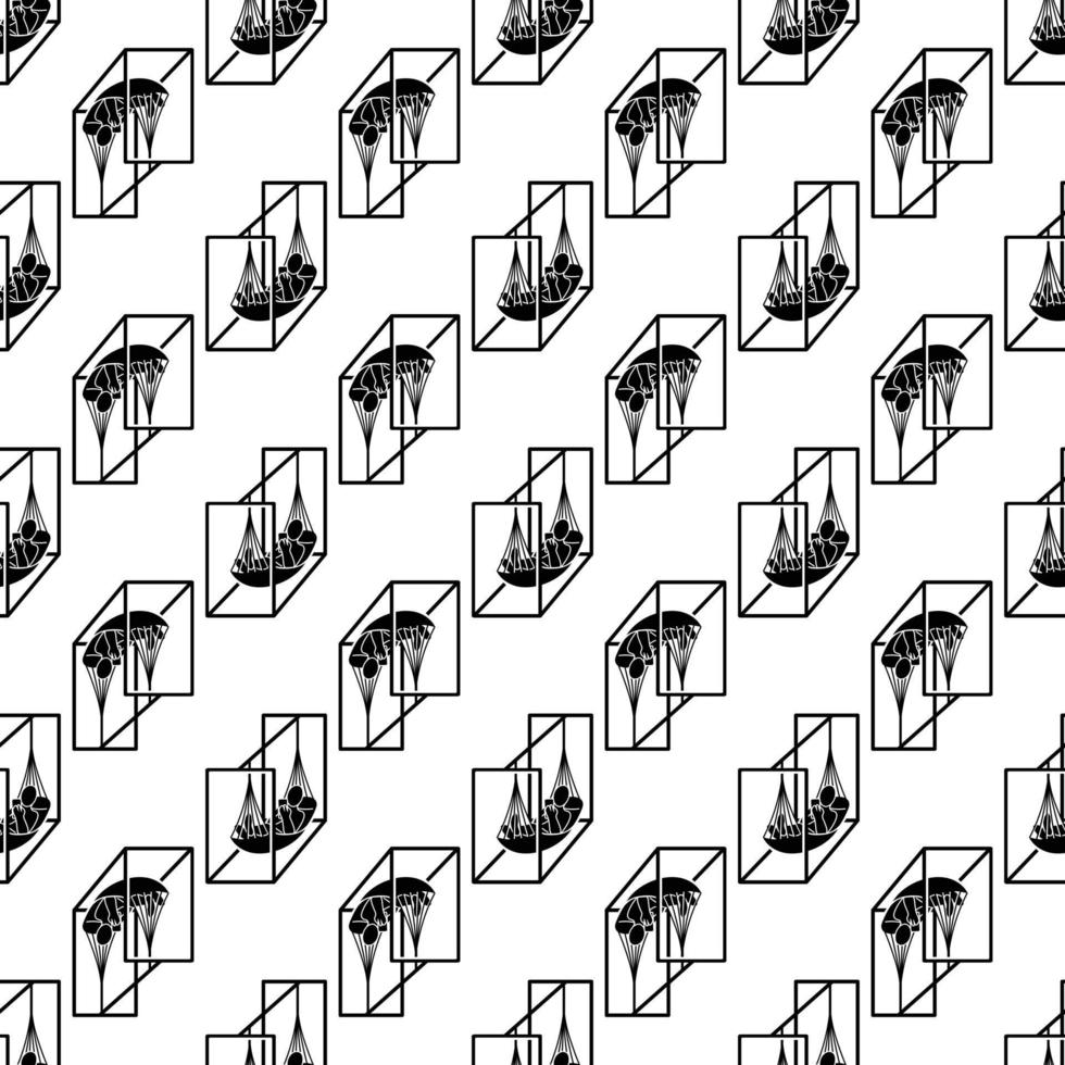 Hammock pattern seamless vector