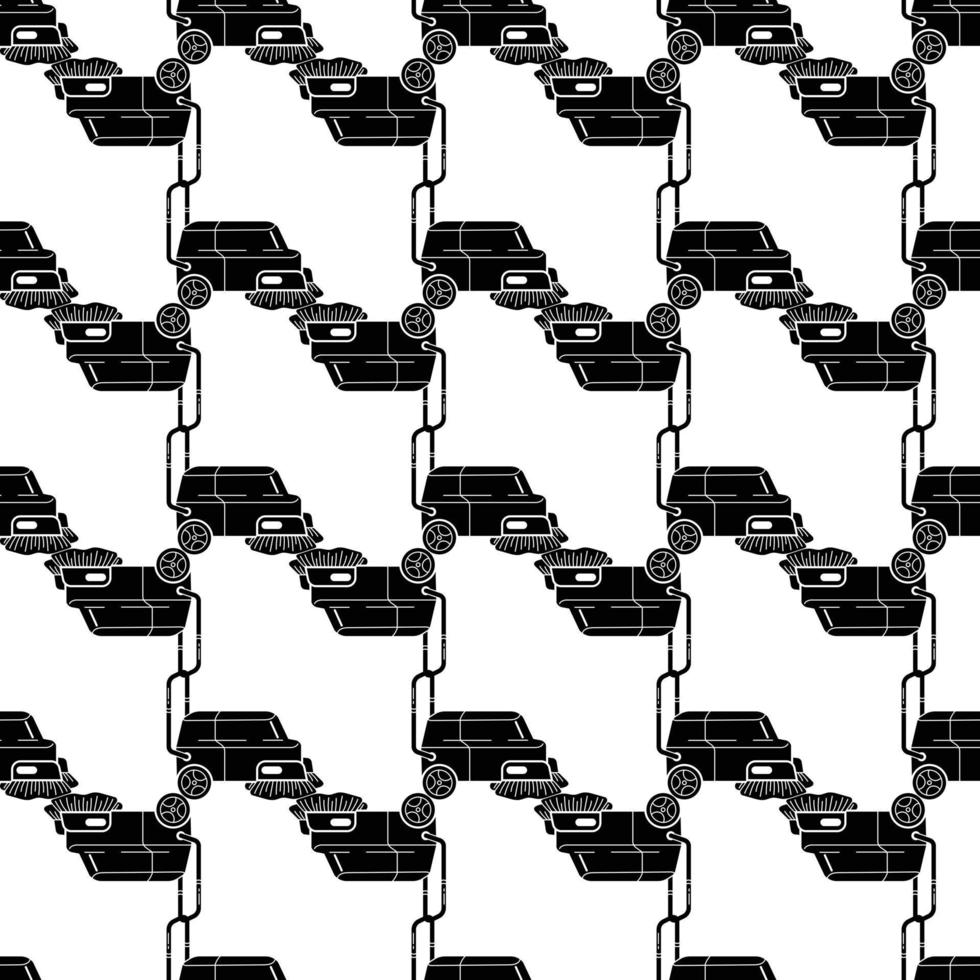 Home vacuum cleaner pattern seamless vector