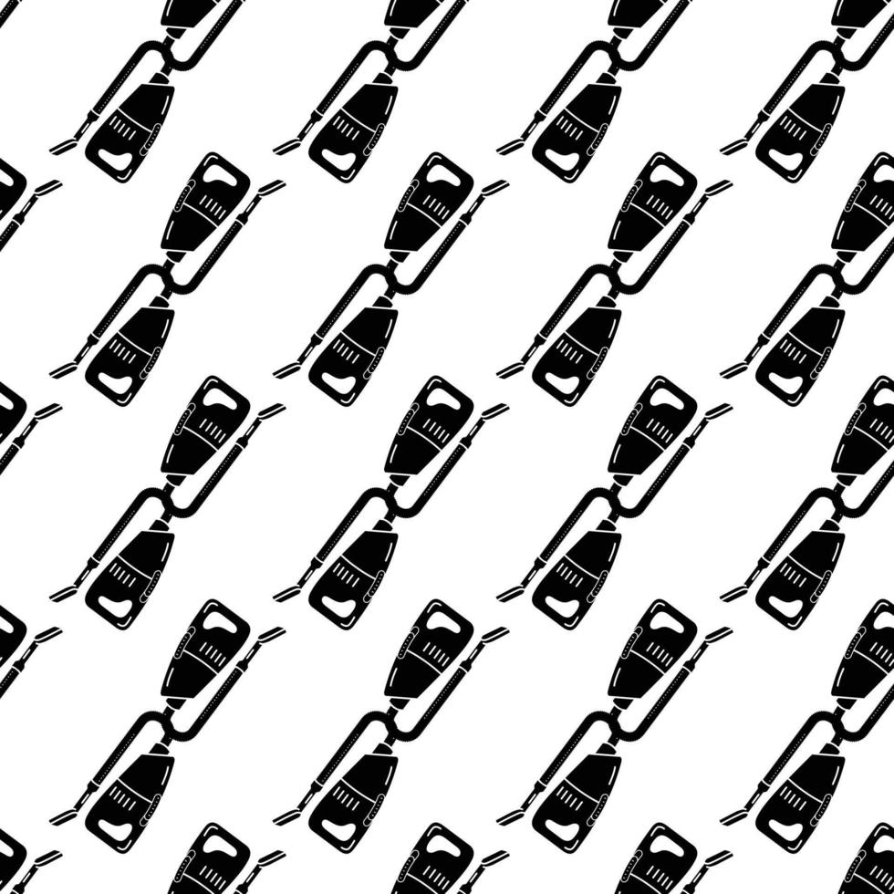 Car vacuum cleaner pattern seamless vector