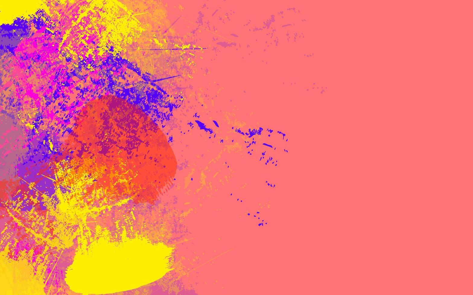 Abstract grunge texture orange color background vector