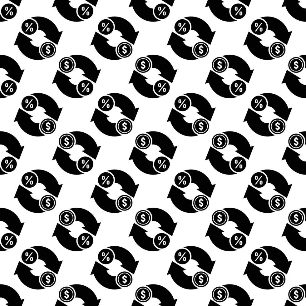 Money converter pattern seamless vector