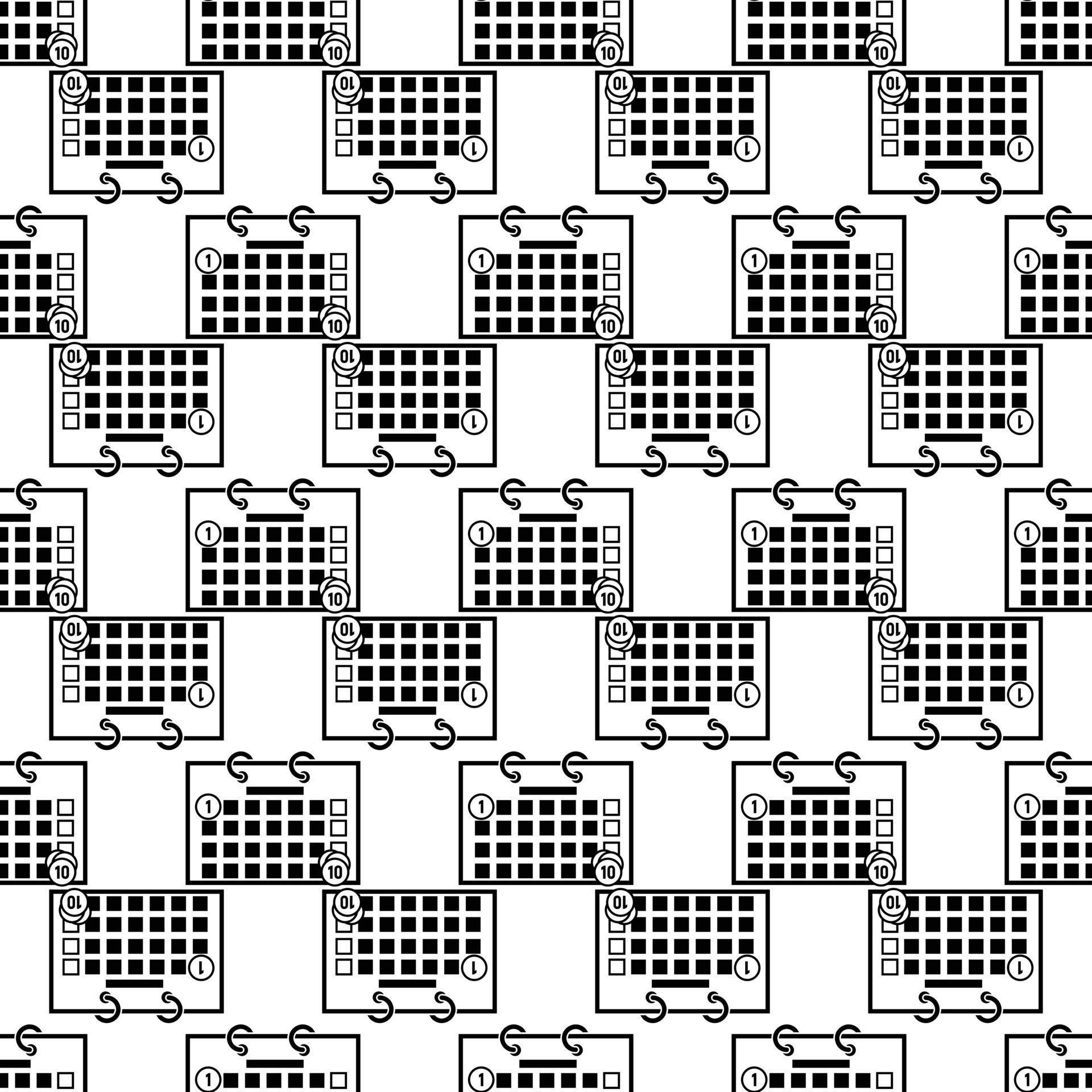 Money calendar pattern seamless vector 15881432 Vector Art at Vecteezy