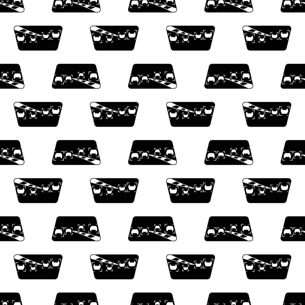 Control car navigation panel pattern seamless vector